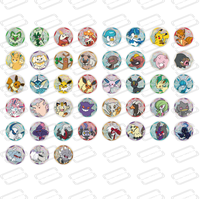 Ensemble de badges en cristal chinois simplifié PR-GMBS en gros, en stock, pour collection et cadeau