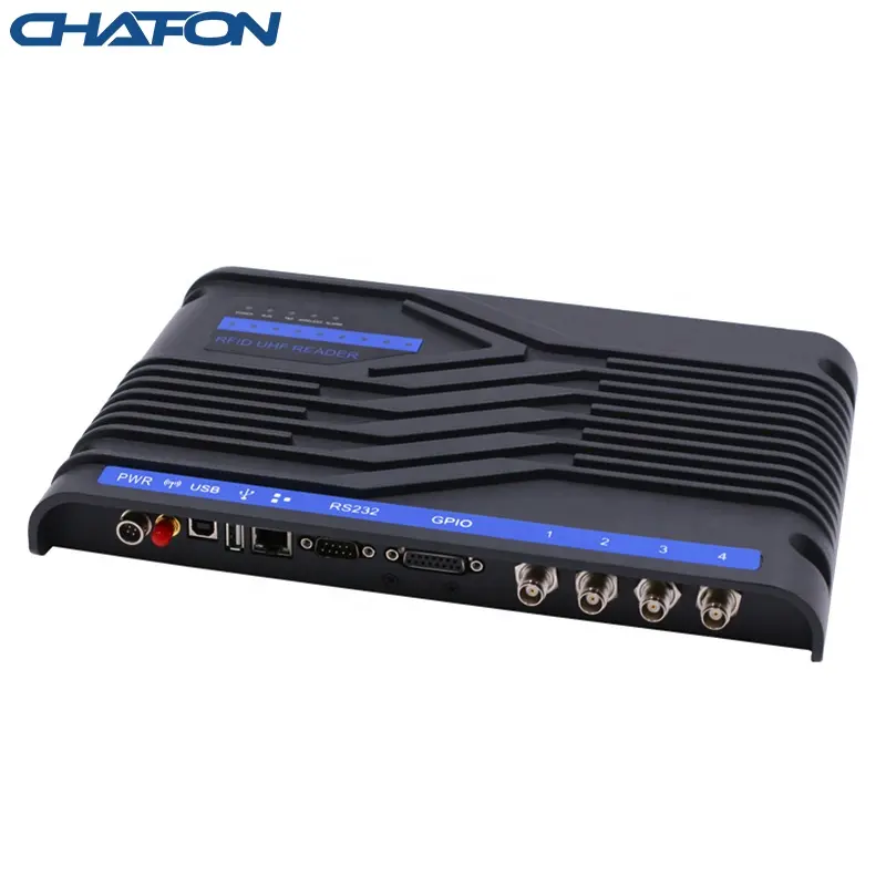 トライアションタイミングシステム用CHAFON Impinj R2000チップ4チャンネルuhfrfidリーダー