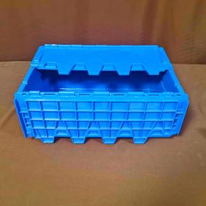Lớn hậu cần phân phối Stackable nhựa Tote hộp lồng nhau doanh thu hộp Nhựa thùng có nắp đậy cho di chuyển - Product Image 6