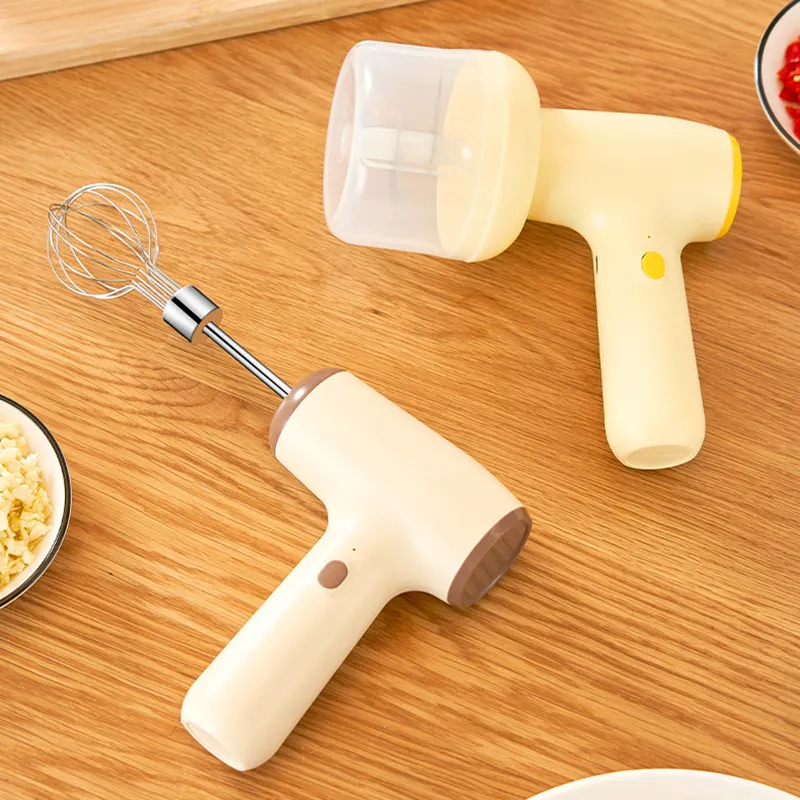 Xách tay tự động thực phẩm Máy trộn đa Tốc độ nướng Máy xay sinh tố sữa Whisk USB có thể sạc lại tay không dây điện trứng Beater