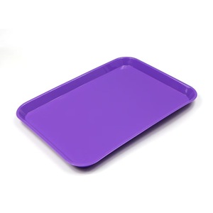 Plateau rectangulaire en plastique pour instruments dentaires, résistant à la chaleur, blanc, bleu ciel, vert, rose, violet clair, violet foncé - Product Image 2