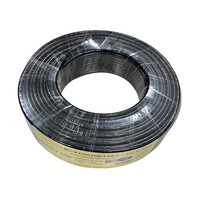 Câble coaxial RG6 haute performance - Conducteur en cuivre pur 75 ohms avec gaine en PVC pour CATV/CCTV et données de communication