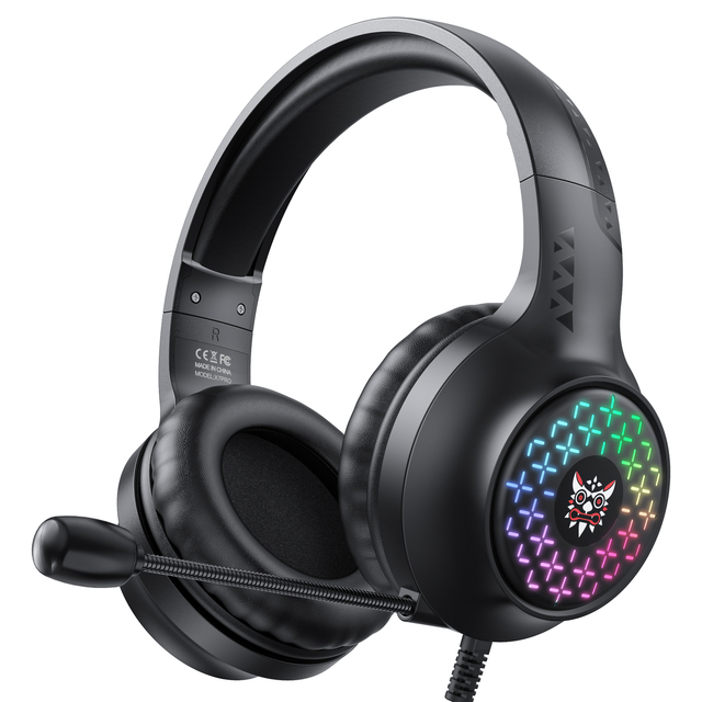 Noise Cancelling Headphone Headset Computer Stereo Wired Headphones with Mic Gaming On-ear & Over-ear Headphones