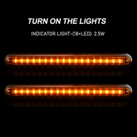 Feux de direction LED pour caravane, bus, remorque, feux arrière homologués ECE, clignotants LED fins pour caravane