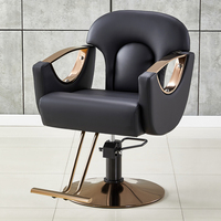 Chaise de Salon Commerciale Dorée Contemporaine Très Vendue pour Coiffure, Utilisation Extérieure et Hôtelière, Salons de Barbier en Promotion