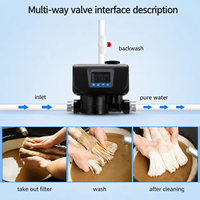 Filtre à eau à ultrafiltration PVDF à valve automatique avec membrane lavable, corps en acier inoxydable pour une utilisation à haut débit dans toute la maison