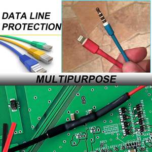 Tubos Termocontraíbles Impermeables para Conectores de Batería, Aislamiento de Cables, Conectores de Empalme en Caliente, Cubierta Protectora, Color Azul - Product Image 5