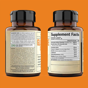 Özel etiket takviyeleri glukozamin kondroitin zerdeçal MSM kapsül için ortak sağlık bitkisel kabuğu özü vitamini - Product Image 5
