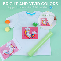 M R.R Sublimation HTV Film de découpe de vinyle de transfert de chaleur Htv Rond Sublimation Vinyle foncé pour tissu de coton