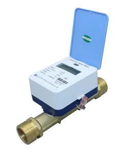 DN15 Household Smart RS485 &Mbus Output Ultrasonic Fowmeter Ultrasonic Water Meter R400