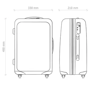 Trolley <b>suitcase</b> cabin rigid corporate merchandising - Product Image 2