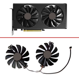 Ventilador de repuesto para GPU <span class=keywords><strong>XFX</strong></span> <span class=keywords><strong>RX</strong></span> <span class=keywords><strong>6600</strong></span> de 95MM FY09010M12LPA de 4 pines, adecuado para ventilador de tarjeta gráfica <span class=keywords><strong>XFX</strong></span> <span class=keywords><strong>RADEON</strong></span> <span class=keywords><strong>RX</strong></span> <span class=keywords><strong>6600</strong></span> 8G - Product Image 1