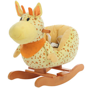 Holz-Plüschtiere niedliche <span class=keywords><strong>Giraffe</strong></span> Kinder Schaukelpferd Kinder Geburtstagsgeschenk schönes Schaukelpferd - Product Image 6