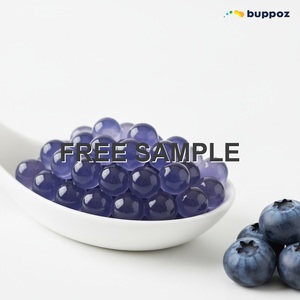 Blueberry <b>Popping</b> <b>Boba</b> 3.2kg Jar Juice Bursting Pearls for Bubble Tea Fruit Tea Halal HACCP - Product Image 2