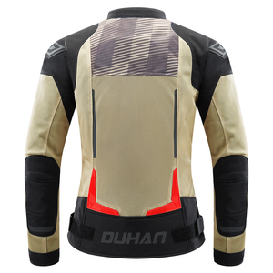 เสื้อแจ็คเก็ตมอเตอร์ไซค์แบบปรับแต่งได้ของดูฮาน ชุดป้องกันสำหรับขี่มอเตอร์ไซค์ เสื้อแจ็คเก็ตระบายอากาศสำหรับฤดูร้อน เสื้อเกราะป้องกันสำหรับขี่มอเตอร์ไซค์ เสื้อแจ็คเก็ตสำหรับแข่งรถมอเตอร์ไซค์ - Product Image 6