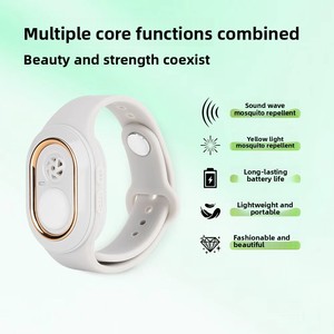 Reloj y <span class=keywords><strong>Pulsera</strong></span> Electrónicos con Luz Amarilla Ultrasónica <span class=keywords><strong>Antimosquitos</strong></span> para Niños y Adultos, Uso en Exteriores - Product Image 3