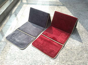 Tapis de prière Sejadah <span class=keywords><strong>Sandar</strong></span> en polyester portable personnalisé tapis de prière islamique pour les musulmans pour le salon pour le nouvel an chinois - Product Image 5