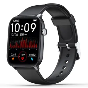 फैशन स्मार्ट घड़ी निर्माता DM19 1.85 इंच HD स्क्रीन रक्त दबाव ऑक्सीजन दिल दर पर नज़र खेल घड़ी