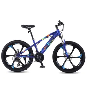 Fabbrica di buona qualità della bicicletta 24 pollici in lega di alluminio Mountain Bike uomini per adulti bicicletta bambini Mountain Bike