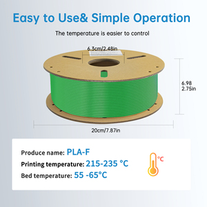 High Quality Green <b>Plastic</b> <b>Rods</b> PLA -F 1kg Netweight 3D Printing 1kg 1.75mm Green Color Moulding <b>Plastic</b> <b>Rods</b> 330m Length - Product Image 6