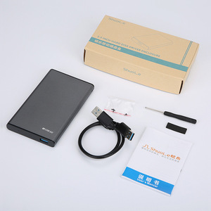 Caja metálica ShuoLe para disco duro de 2.5 pulgadas USB3.0 para SSD y HDD, carcasa de almacenamiento externo - Product Image 4