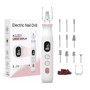 <span class=keywords><strong>Lima</strong></span> de <span class=keywords><strong>Uñas</strong></span> Eléctrica Inalámbrica de 10 Velocidades con Luz LED, Kit Portátil de Manicura y Pedicura, Pulidora de <span class=keywords><strong>Uñas</strong></span> con Pantalla LCD - Product Image 1