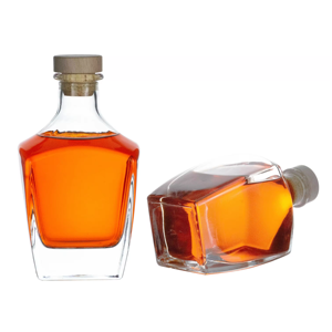 Conception unique Bouteille en verre de <span class=keywords><strong>liqueur</strong></span> personnalisée 500ml 700ml <span class=keywords><strong>Whisky</strong></span> Tequila Sérigraphie Bouteille en verre givré - Product Image 2