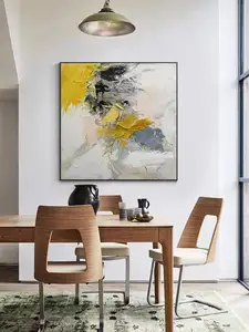 Handgemaakte Abstracte Muurschildering Decoratie Met De Hand Geschilderd Olieverfschilderij Moderne Stijl Doeken