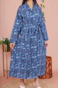 Bata de Baño Larga Extra Grande para Mujer, con Material de Felpa Suave y Grueso, para Dormir y Ropa de Dormir Cálida y Cómoda - Product Image 3
