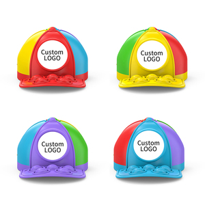 Porte-monnaie Pops en forme de chapeau, couleurs personnalisables, jouet sensoriel, décoration pour sac à dos d'enfant - Product Image 2