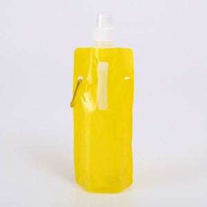 Bolsa de Agua Plegable Transparente de 480 ml para Ciclismo y Montañismo, Botella de Agua Plegable para Camping al Aire Libre - Product Image 4