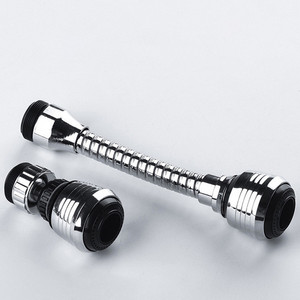 Robinet de cuisine moderne anti-éclaboussures avec filtre aérateur et tête de pompe, raccord universel <span class=keywords><strong>d</strong></span>'extension de bec pour évier - Product Image 1