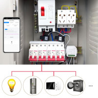Compteur d'énergie bidirectionnel WiFi Tuya à double canal 80A, application de surveillance en temps réel de la consommation d'énergie, AC100-240V, fonctionne avec Tuya