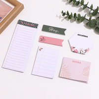 Bloc-notes adhésifs personnalisés découpés sur mesure, blocs de notes, papeterie, autocollants adhésifs, blocs de notes Post-it, blocs de notes hebdomadaires