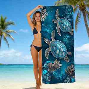 Wholesale Custom Large Summer <b>Microfiber</b> <b>Beach</b> <b>Towels</b> Turkish Style Quick Dry Free Design Custom <b>Beach</b> <b>Towels</b> Fast Shipping - Product Image 4