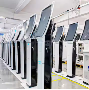 23.6 inch cong sàn đứng tự phục vụ màn hình cảm ứng kiosk bán chạy với máy quét QR & Máy in nhiệt - Product Image 2