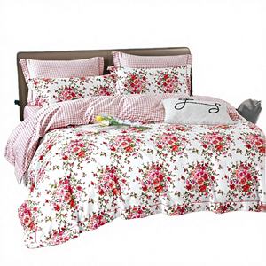 Juego de Edredón de Algodón Estampado Moderno Personalizado, Funda de Edredón y Funda de Almohada, 200 Hilos, Ropa de Cama para Todas las Temporadas, Uso Doméstico y Hotelero - Product Image 4