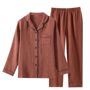 Nouvel ensemble de <span class=keywords><strong>pyjama</strong></span> pour couple - Léger, toutes saisons, manches longues, pantalon long - <span class=keywords><strong>Pyjama</strong></span> simple pour <span class=keywords><strong>homme</strong></span>, vêtements de maison - Product Image 6
