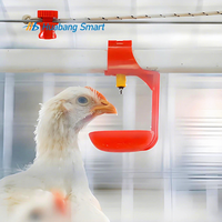 Abreuvoir automatique à 360 degrés pour poulets, en acier inoxydable 304, système d'abreuvement anti-goutte pour poulailler et ferme