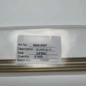 Tiges de brasage en alliage BCup-2 de qualité industrielle, 2.0mm d'épaisseur x 500mm de long, bobine en vrac ou longueurs droites à prix compétitif - Product Image 3