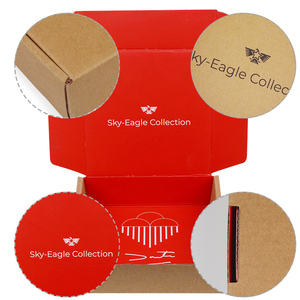 Caja de Envío de Cartón Corrugado con Logotipo Personalizado, Impresión Reciclable, Caja para <span class=keywords><strong>Correo</strong></span> Electrónico - Product Image 4