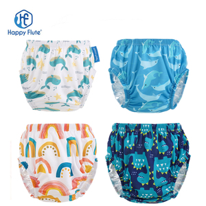 Bebé Reutilizable NO MOQ 3 tamaño Pañal de natación Ajustable Un tamaño Pañales de natación de tela Orinal Pantalones de entrenamiento para bebés - Product Image 6
