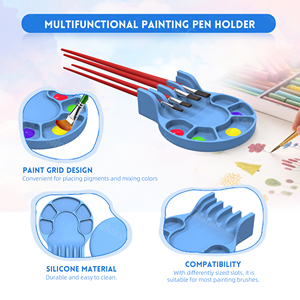 Soporte y Organizador de Pinceles con Logotipo Personalizado para Pinturas Acrílicas, Acuarelas y Pinturas a Base de Agua - Product Image 2