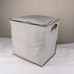 Sacs de rangement pour vêtements en tissu pliables écologiques et durables en gros, bacs à linge sales, panier à linge pliable pour la maison - Product Image 5