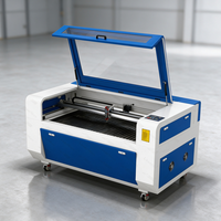 Machine de découpe laser CO2 haute précision 1490 80W-300W refroidie par eau pour gravure et découpe d'acrylique, bois, MDF, tissu, caoutchouc CE