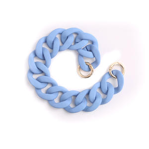 LCH-183 32 سنتيمتر جديد الاكريليك سلسلة DIY الاكسسوارات المحمولة محفظة الأشرطة ل حقيبة انفصال الراتنج يد سلاسل - Product Image 5