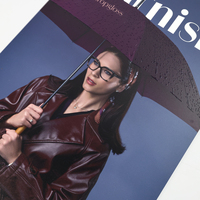 Panneau publicitaire ACP personnalisé avec vernis UV 3D, affiches graphiques en métal texturé pour vitrines de boutiques et présentoirs de vente au détail