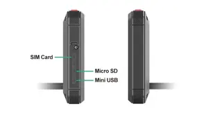 Ndroid 7,1-Panel inteligente integrado de 5 pulgadas, pantalla capacitiva de 2 G+ 16 GRfor M para gestión de flotas, envío de taxi, etc.