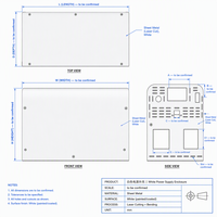 Boîtier métallique sur mesure pour station d'alimentation portable extérieure, fabriqué par estampage et découpe laser de tôle