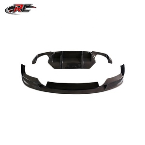 Kit de Difusor Trasero y Labio Delantero de Fibra de Carbono Estilo <span class=keywords><strong>M5</strong></span> para <span class=keywords><strong>BMW</strong></span> Serie 5 F10 F18, Fácil Instalación, Ajuste OEM, Reemplazo Directo - Product Image 4
